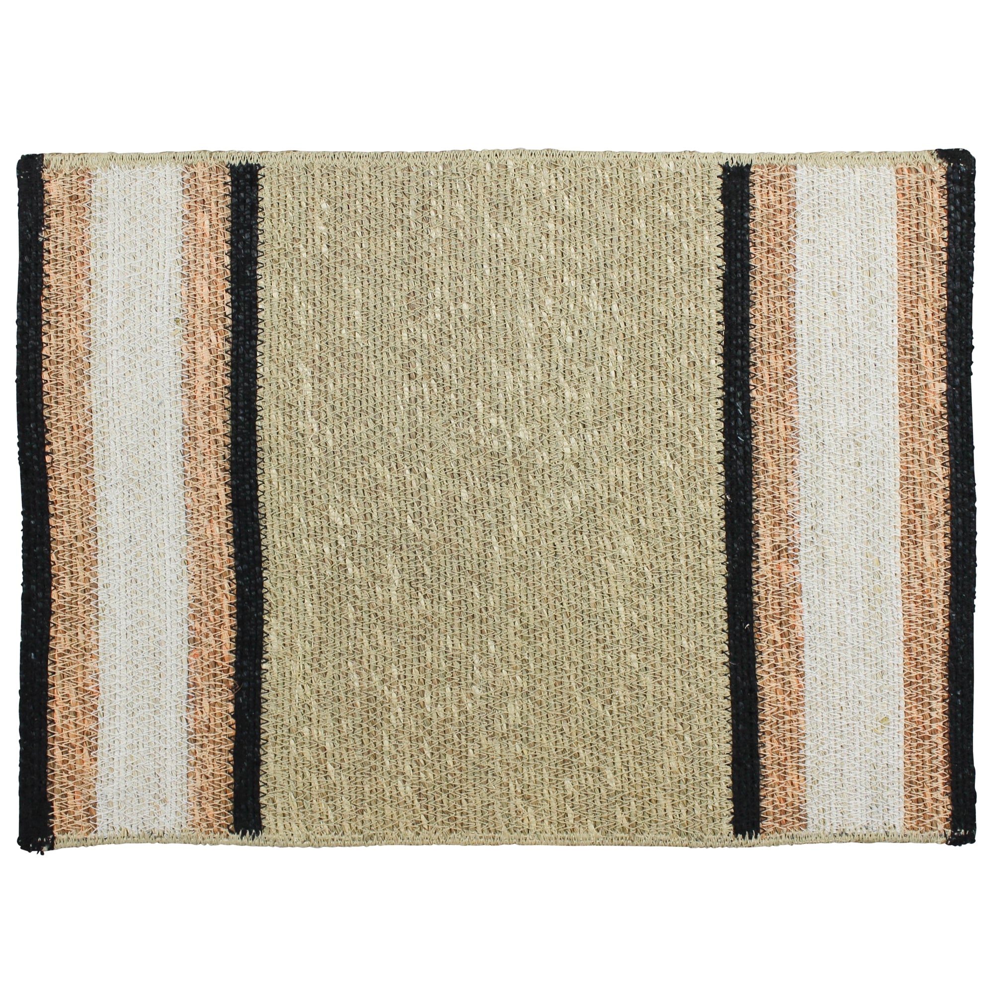 Placemat, Black Seagrass - Rect