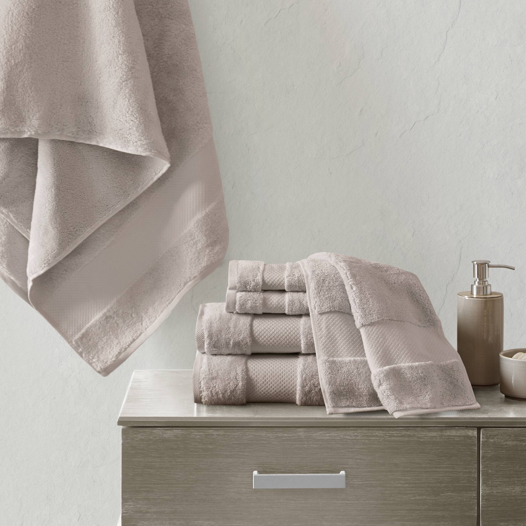 Turkish Cotton 6 Piece Bath Towel Set
