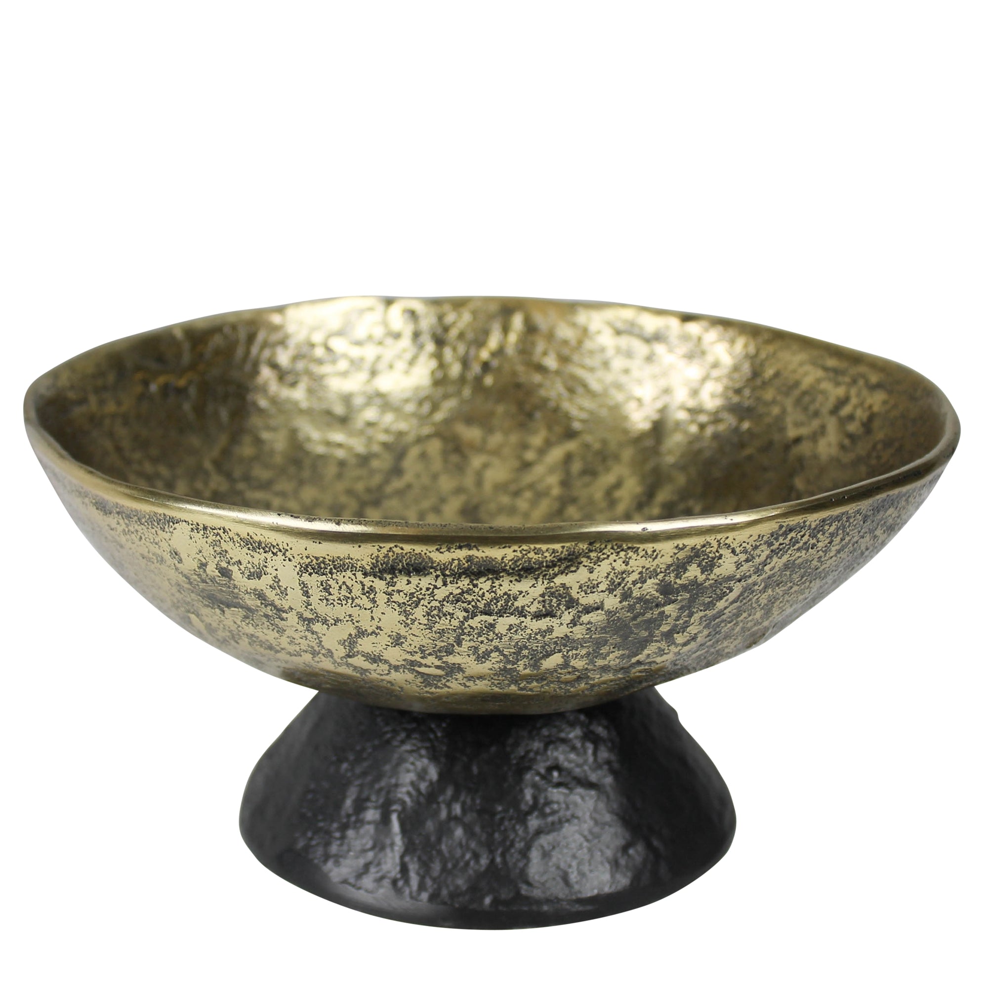 Isola Bowl, Brass & Black