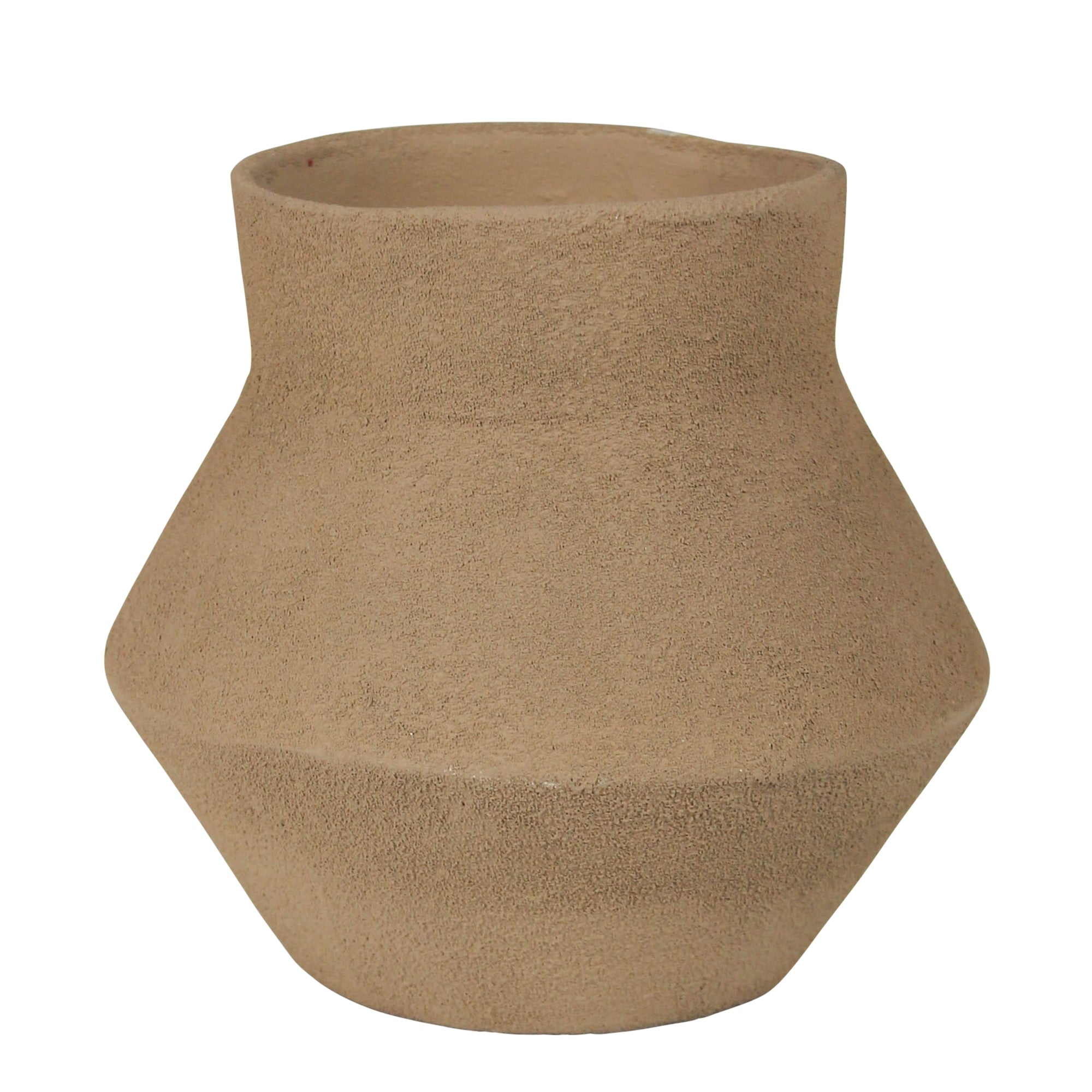 Corsica Angled Pot, Beige - Sm
