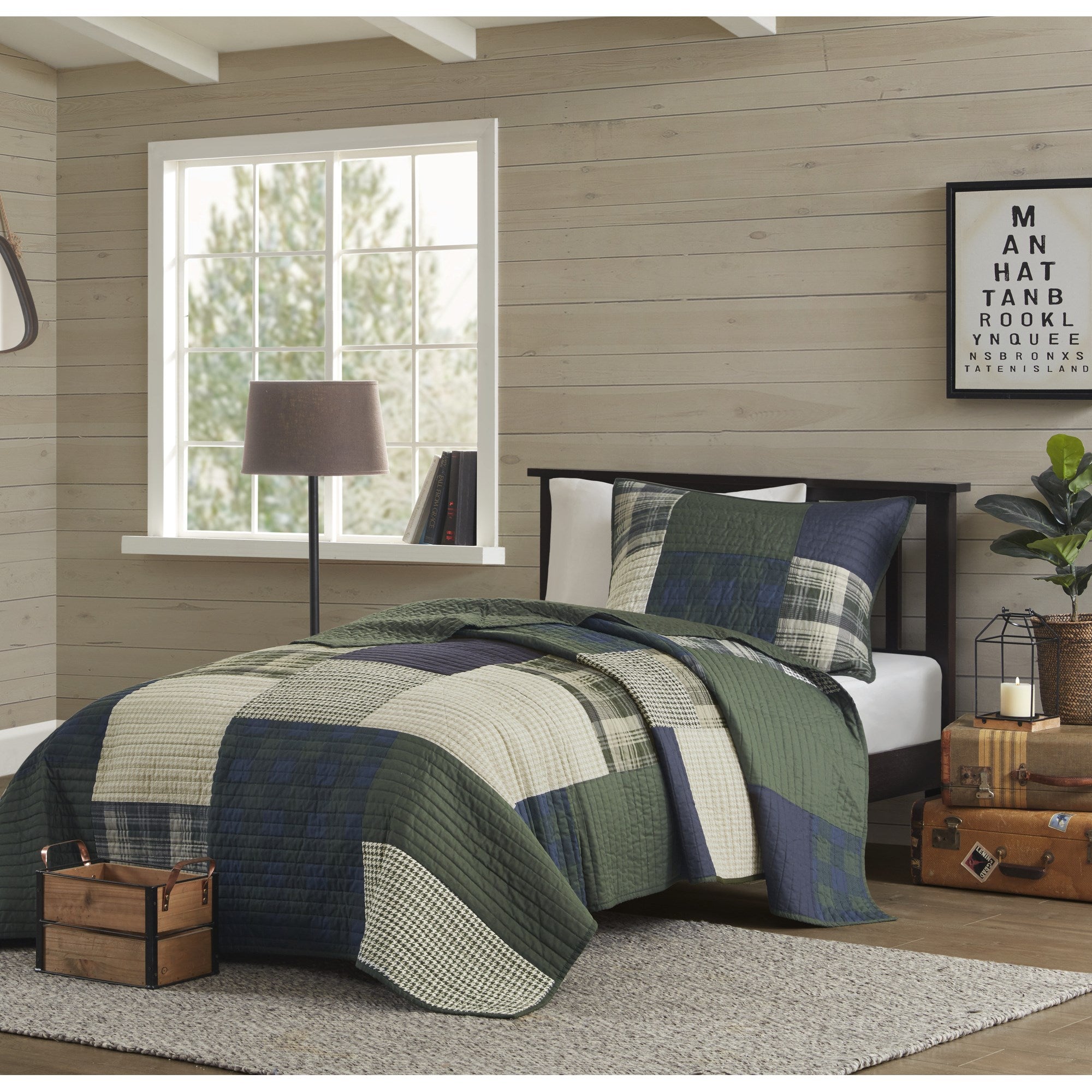 Mill Creek Printed Cotton Oversized Quilt Mini Set