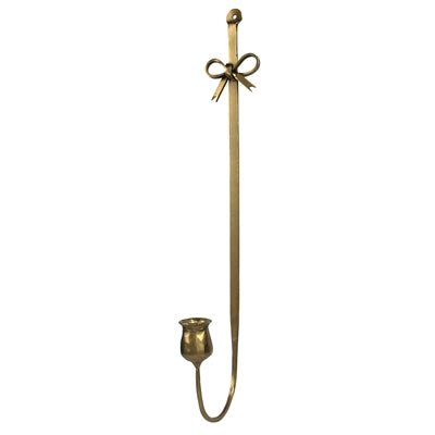 Bow Wall Sconce, Brass