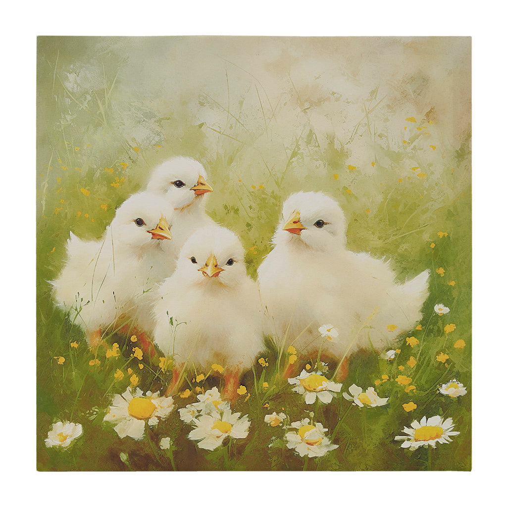 Sunshine Animals Cow Canvas Wall Art