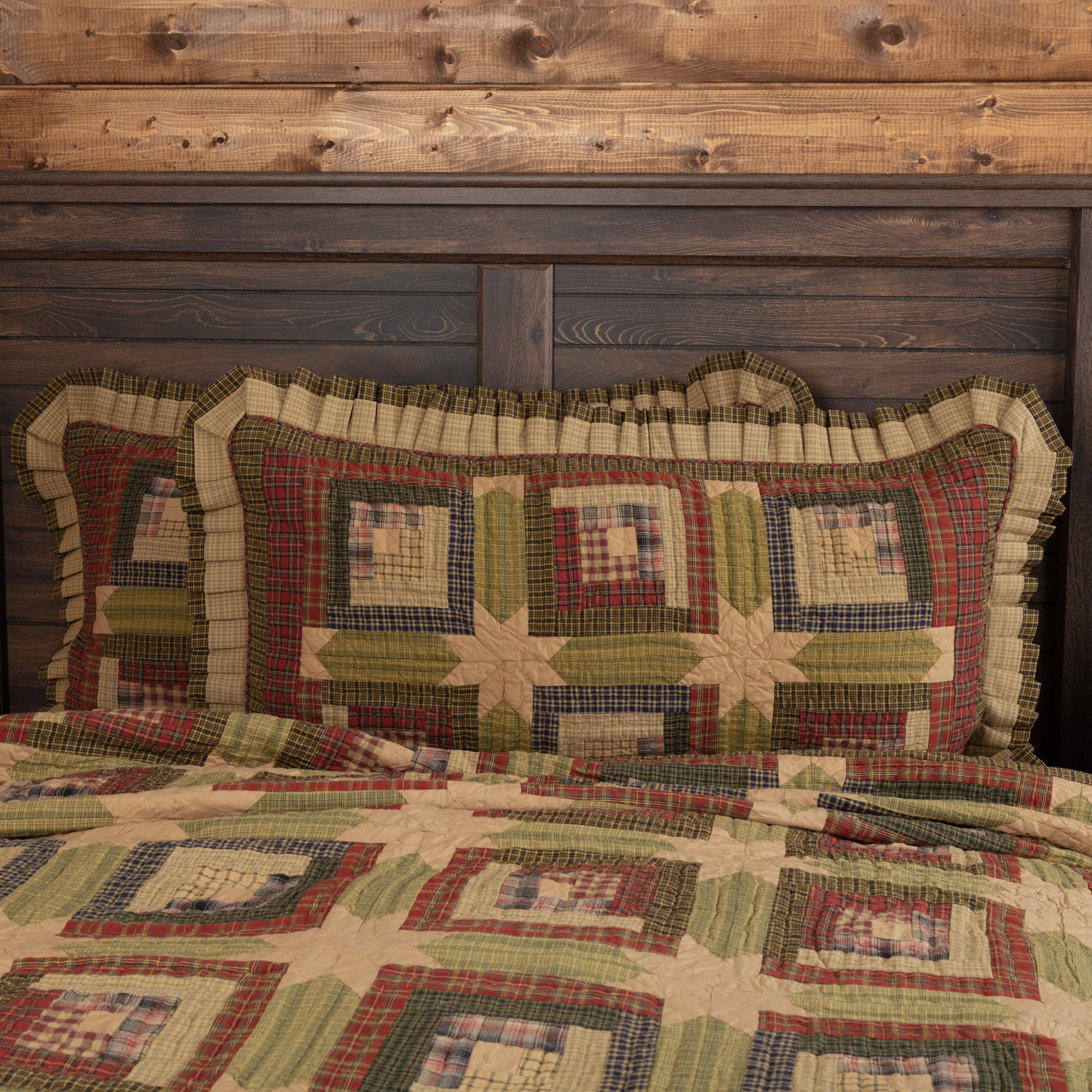 Tea Cabin King Sham