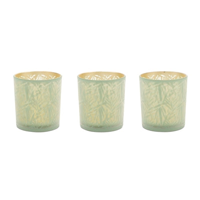 Votive Holder (Set of 3) 3"D x 3.5"H Glass