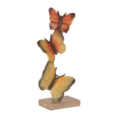 Butterfly Stack 10.5”H Resin