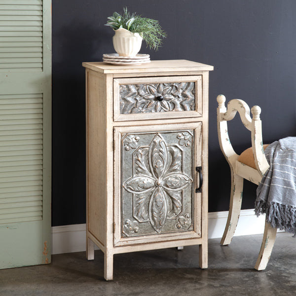 Pie Safe Side Table