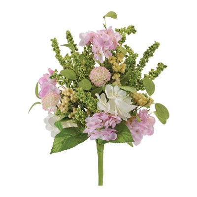 Mixed Floral Bush 20”H Polyester