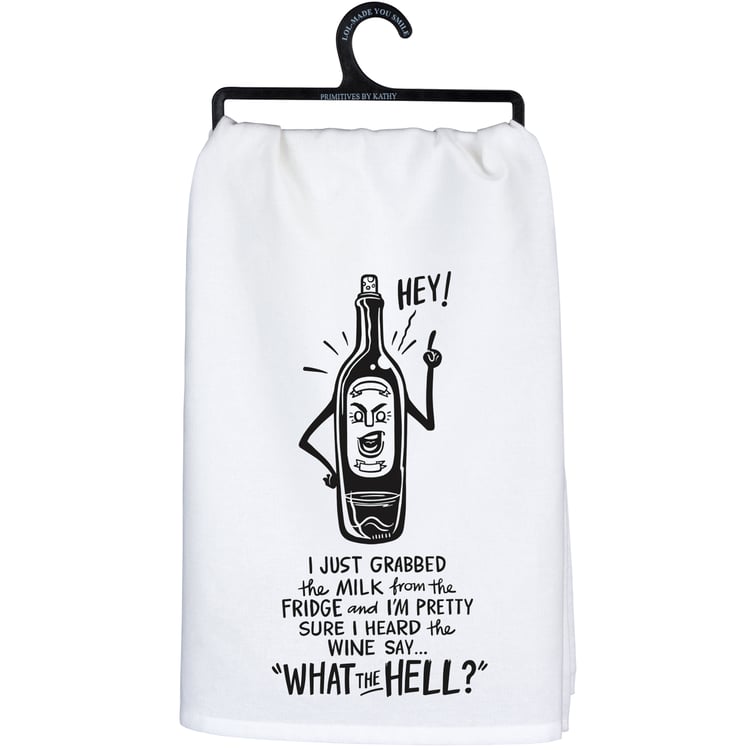 Heard The Wine Kitchen Towel