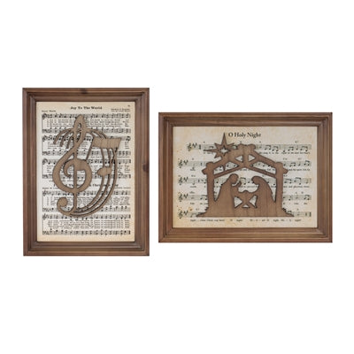 Music/Holy Family Frame (S/2)