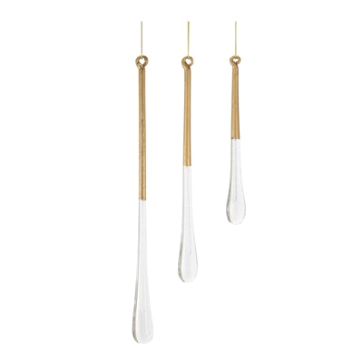Icicle Ornament (S/3)