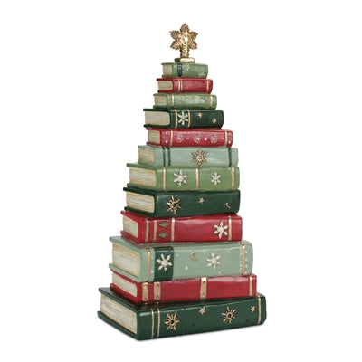 Stacked Book Tree Form