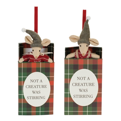 Mouse Ornament (S/2)