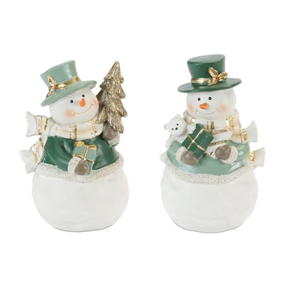 Snowman w/Packages (S/2)