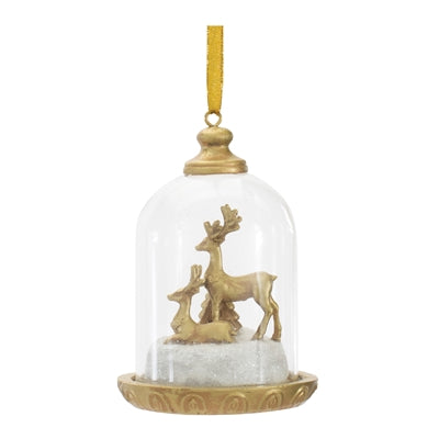 Deer in Cloche Ornament