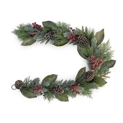 Mixed Pine and Berry Garland