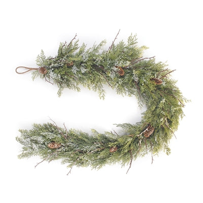 Iced Pine Garland