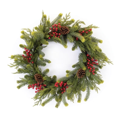 Mixed Pine Wreath