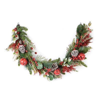 Mixed Pine w/Berries Garland