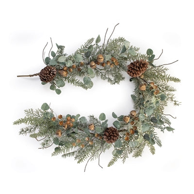 Pine Garland w/Bells