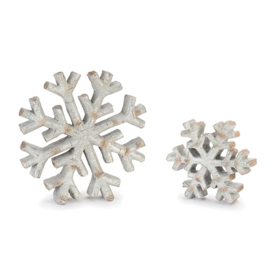 Birch-Look Snowflake (S/2)