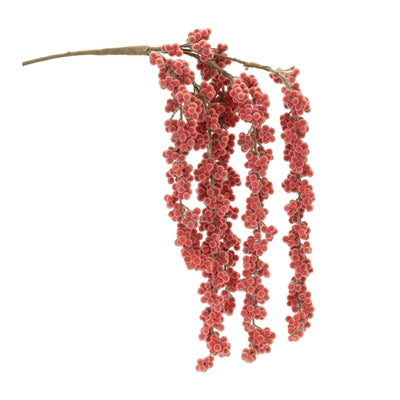 Icy Hanging Berry Branch
