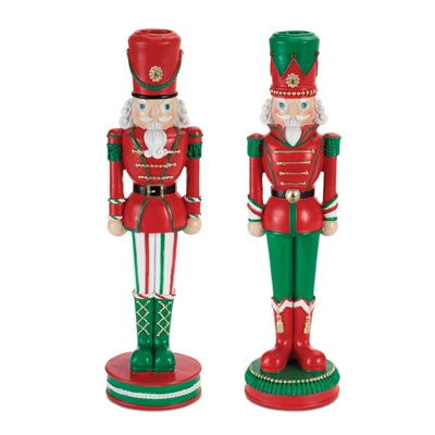 Soldier Candle Holder (S/2)
