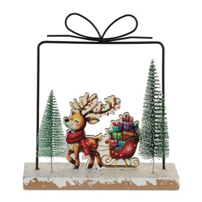 Deer w/Sleigh