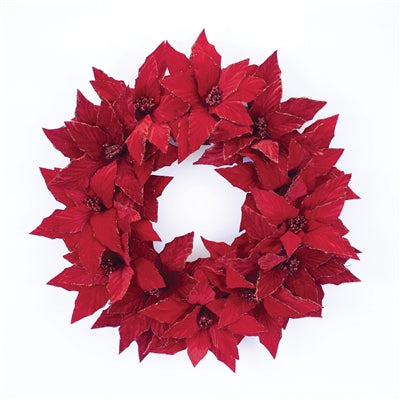 Poinsettia Wreath