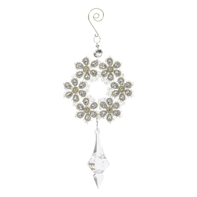 Wreath and Drop Ornament