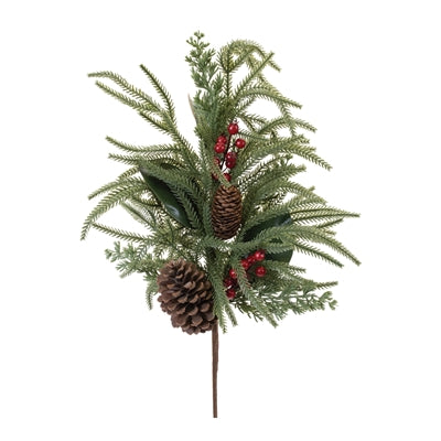 Pine and Magnolia Leaf Spray