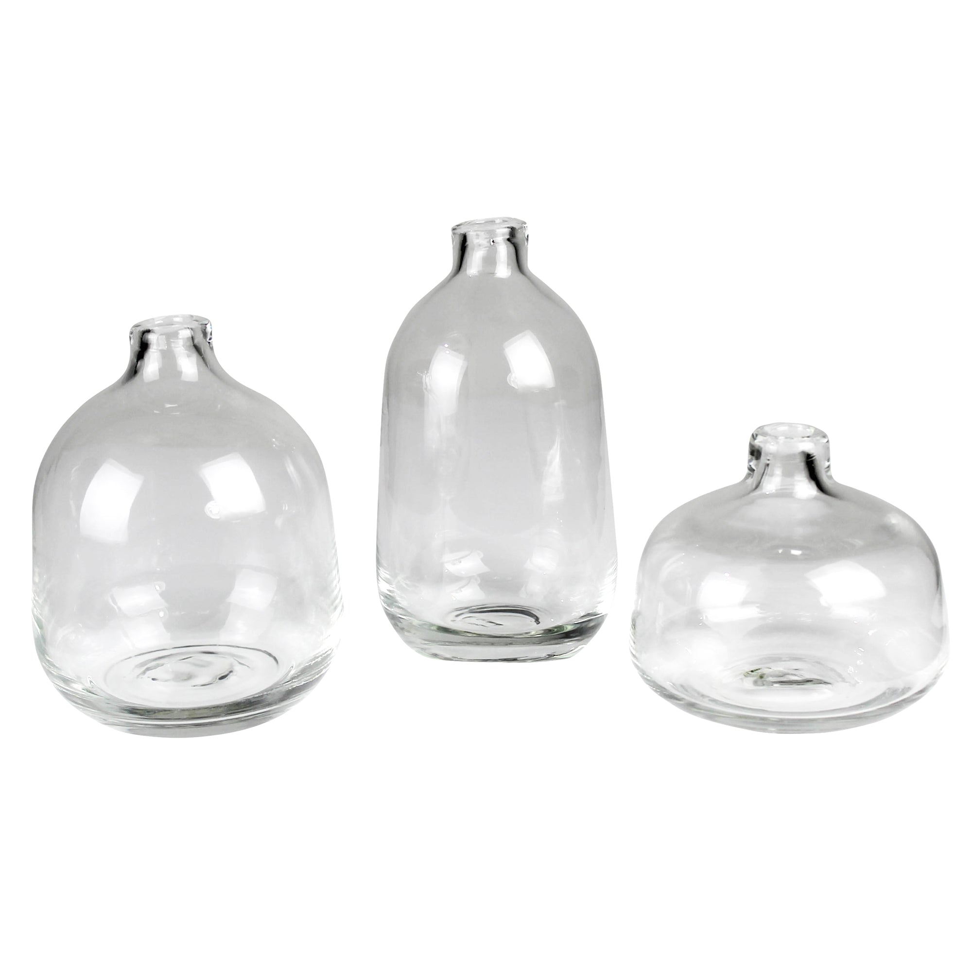 Marbella Vase Trio - Set of 3, Glass
