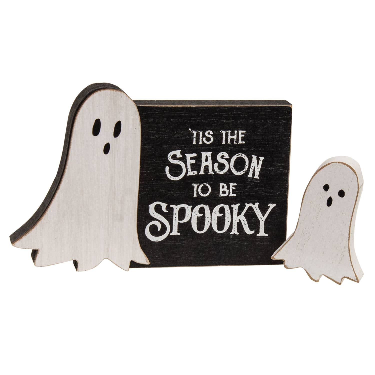 It's Spooky Season Block w/Ghost Sitter (S/2)