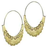 Dao Earring, Brass