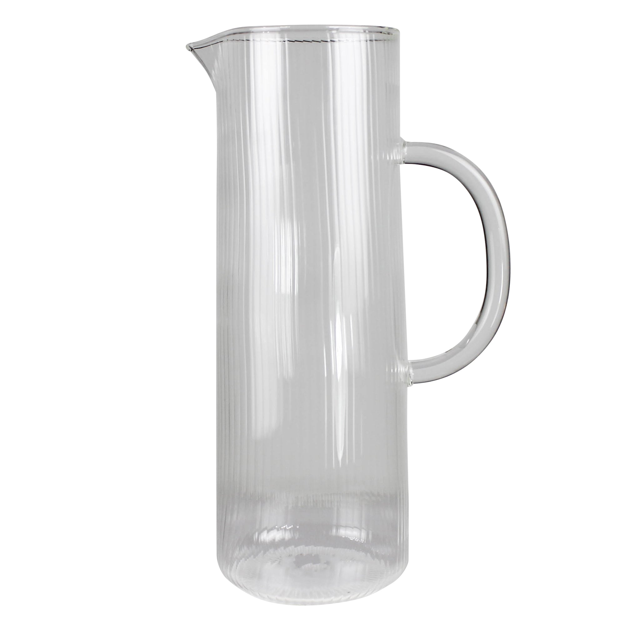 Jolie Ribbed Pitcher, Glass