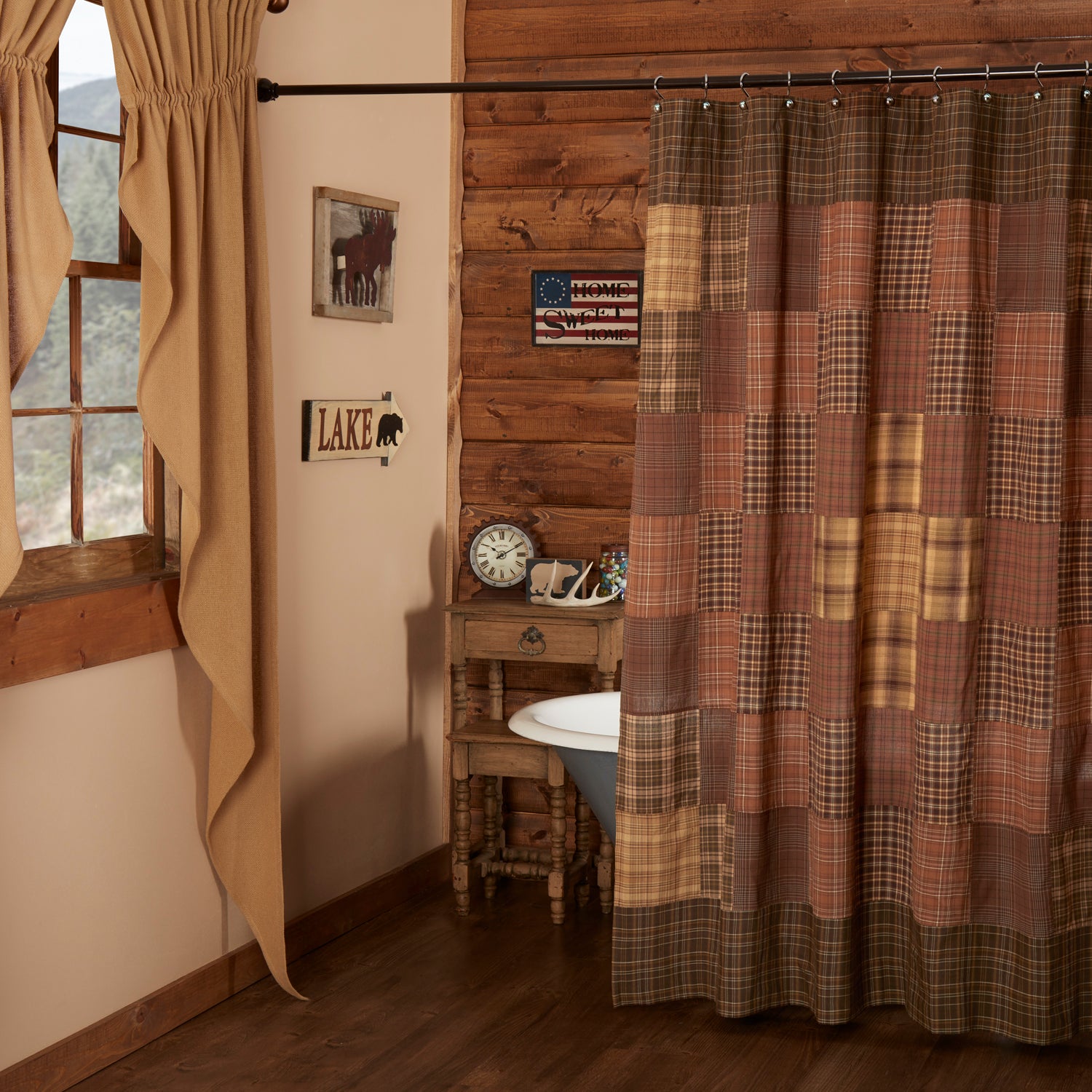 Prescott Shower Curtain Unlined
