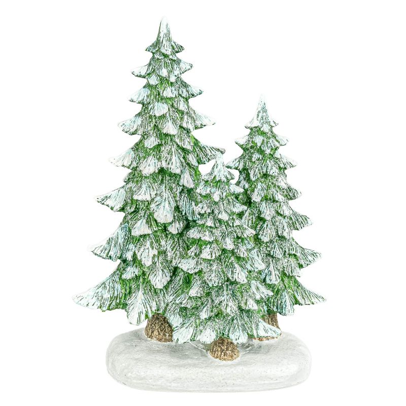 Snow Kissed Evergreen Trees