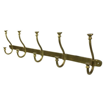 Murphy Hook Rail - 5, Brass