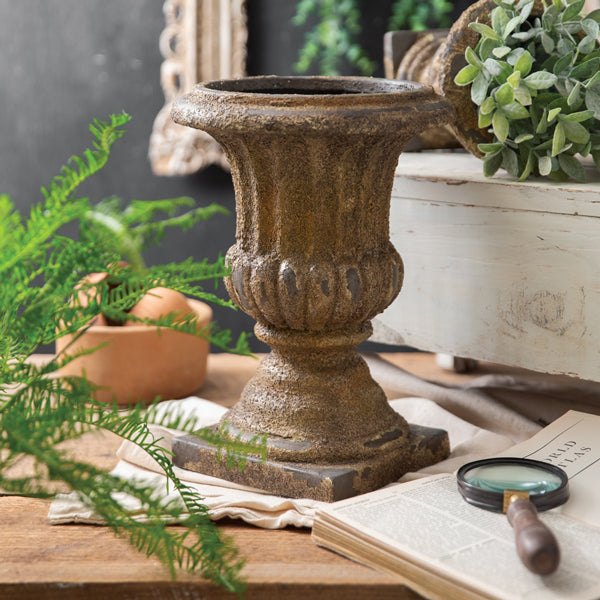 Small Rustic Urn Planter