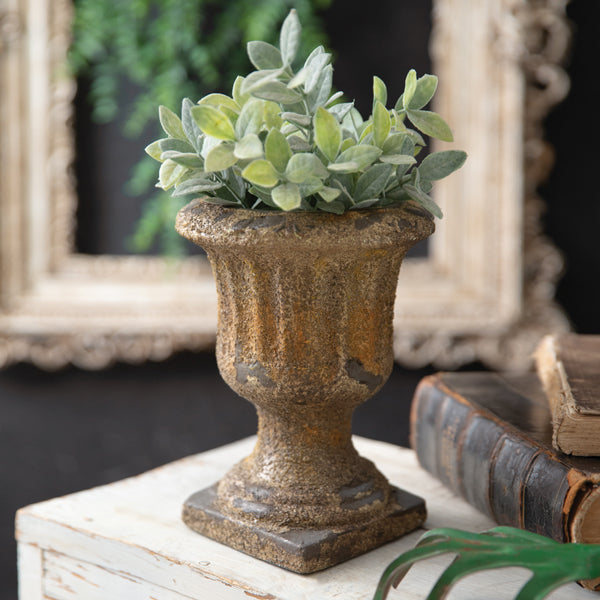 Extra Small Rustic Urn Planter