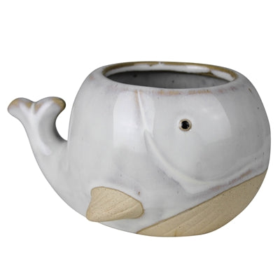 Whale Cachepot, Ceramic