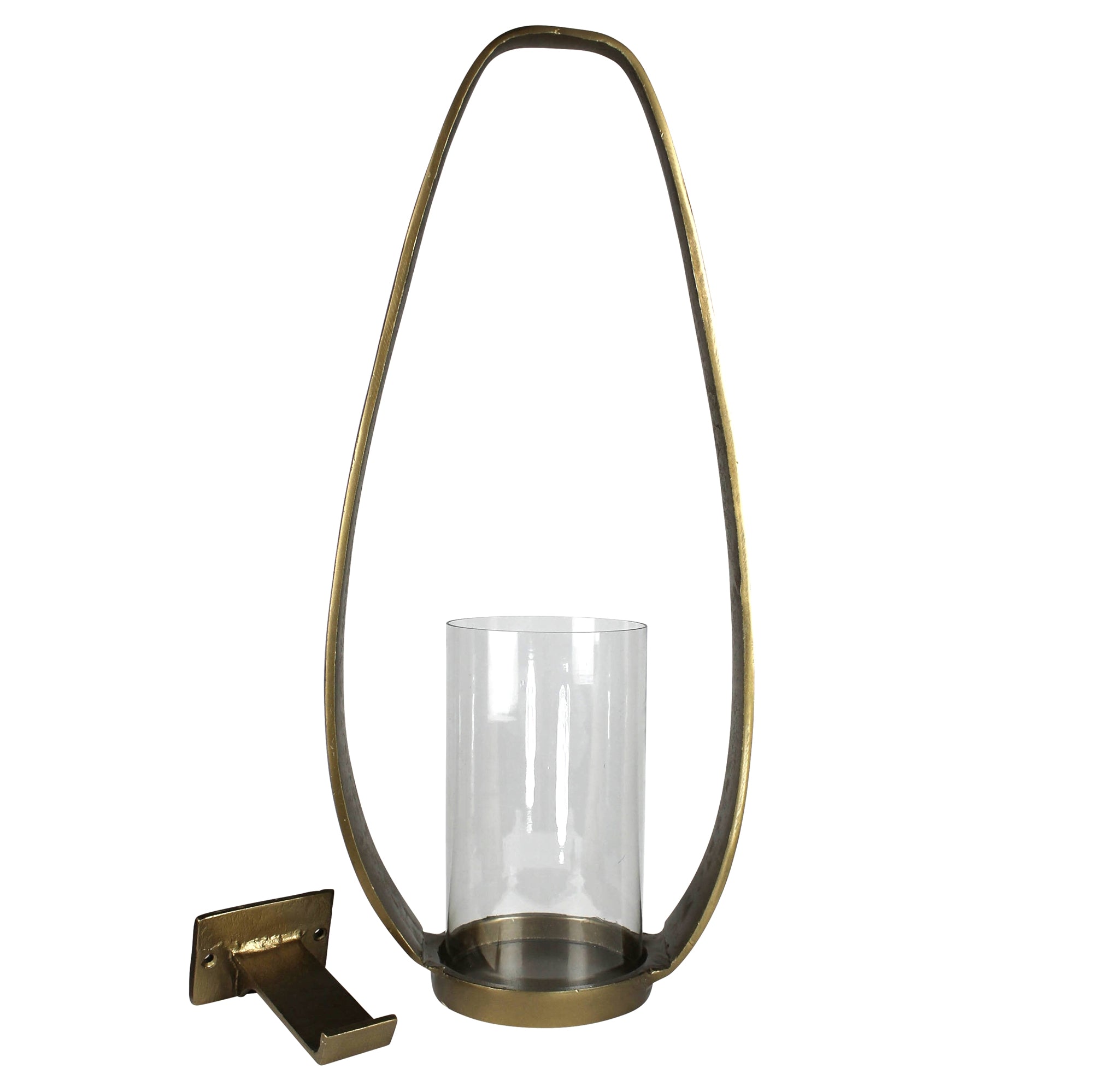 Dion Lantern with Hook, Brass