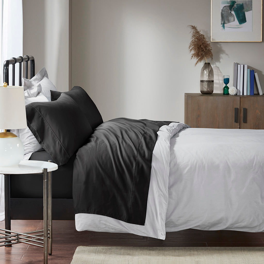 1500 Thread Count Cotton Blend 4 PC Sheet Set