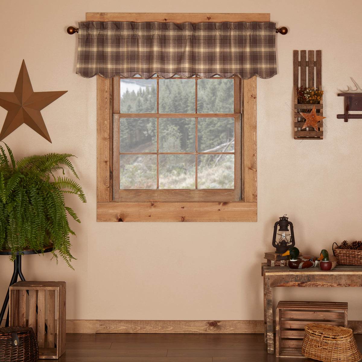 Dawson Star Scalloped Valance 16x60