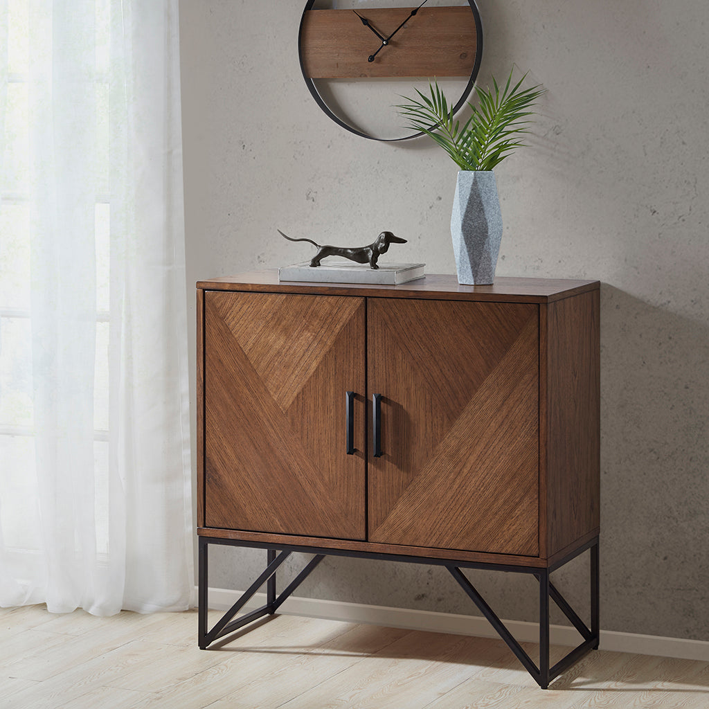 Krista Handcrafted Seagrass 2-Door Accent chest