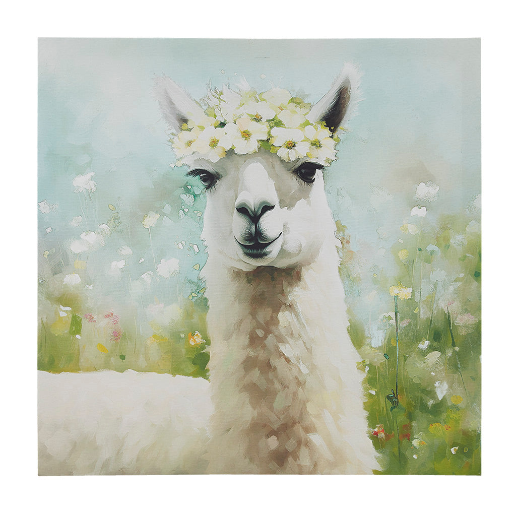 Sunshine Animals Pig Canvas Wall Art