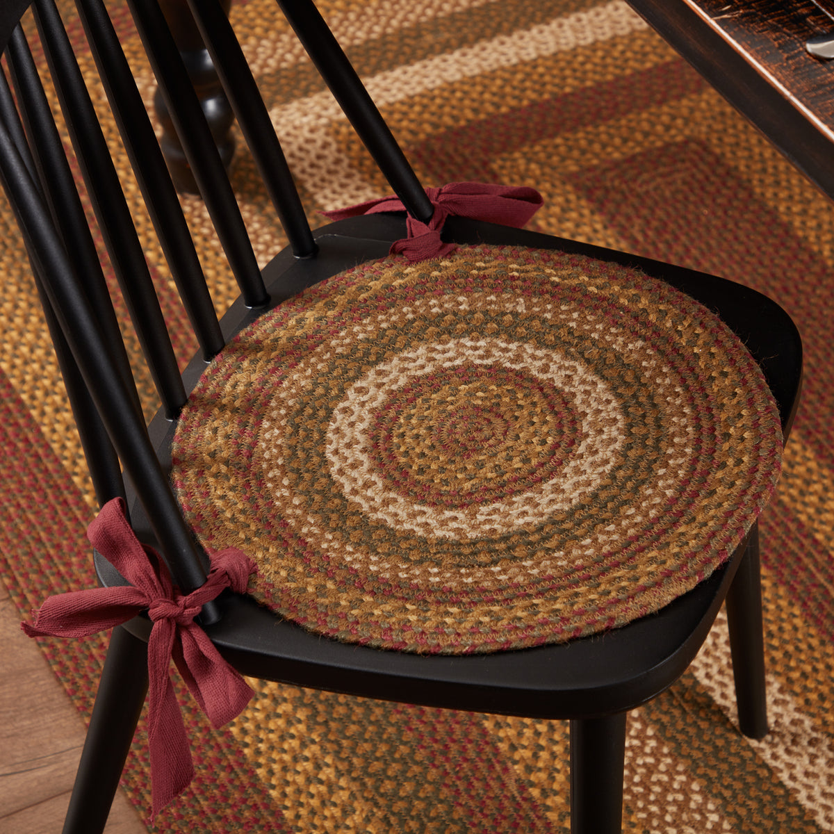 Tea Cabin Jute Chair Pad Set of 6