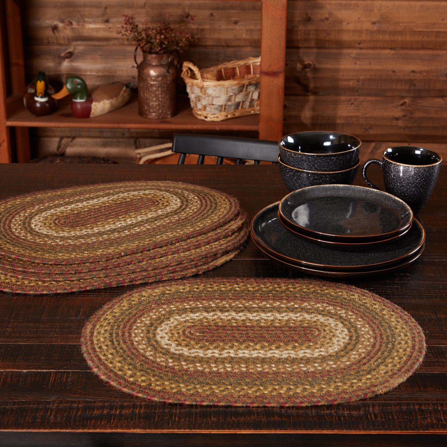 Tea Cabin Jute Placemat Set of 6