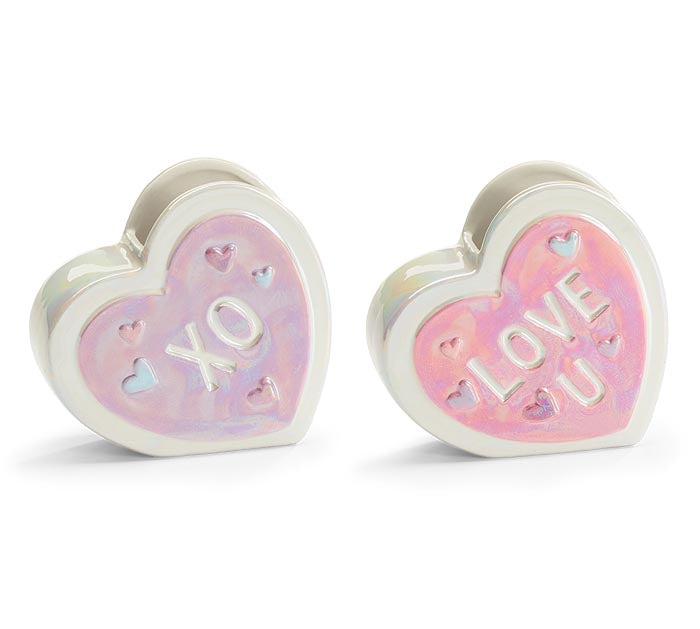 Message Heart Vase (S/2)