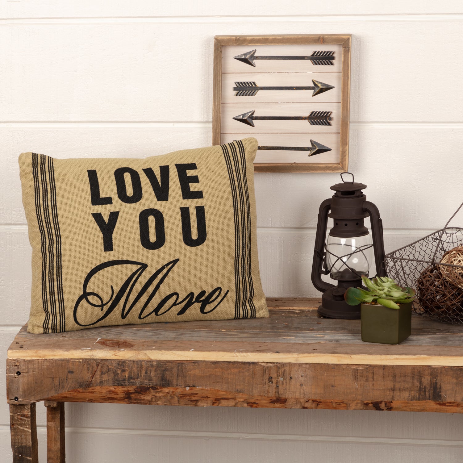 Love You More Pillow